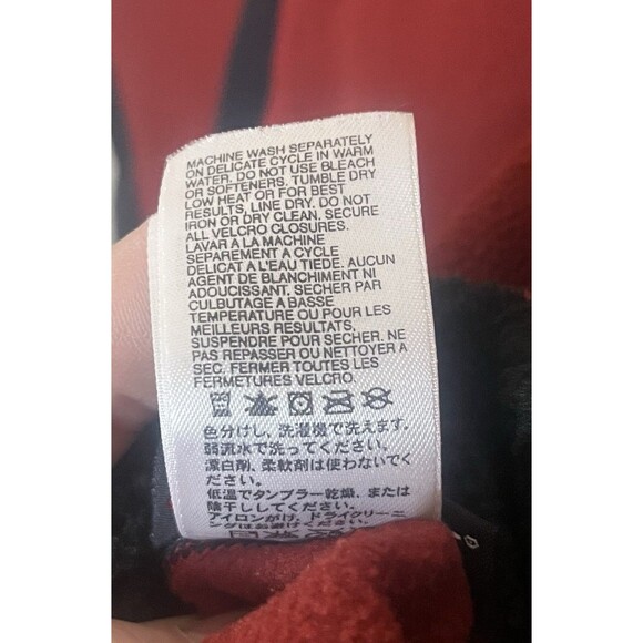 The North Face Men's Red Zip Up Sweater - Picture 6 of 7